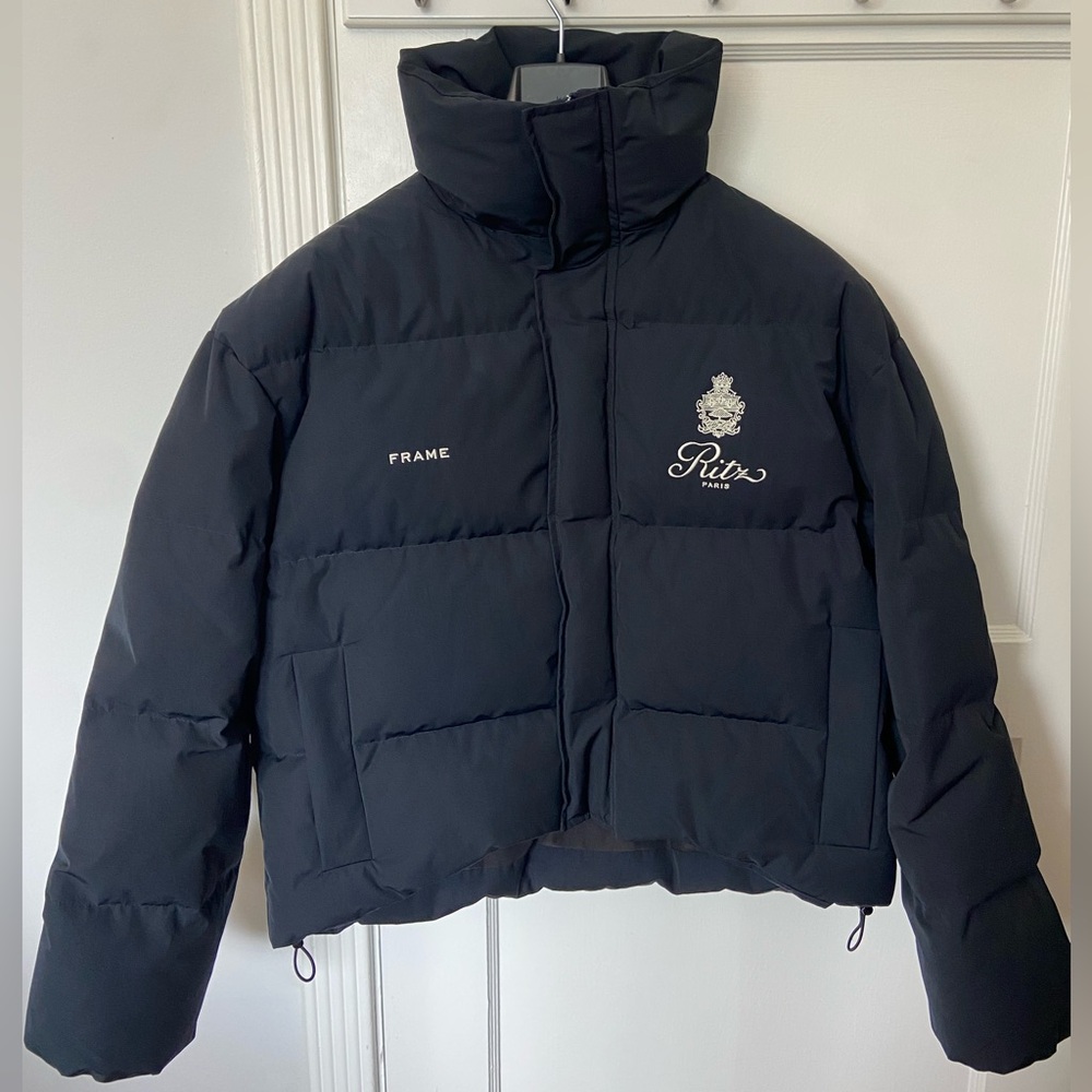 FRAME x Ritz Paris Navy Puffer Jacket